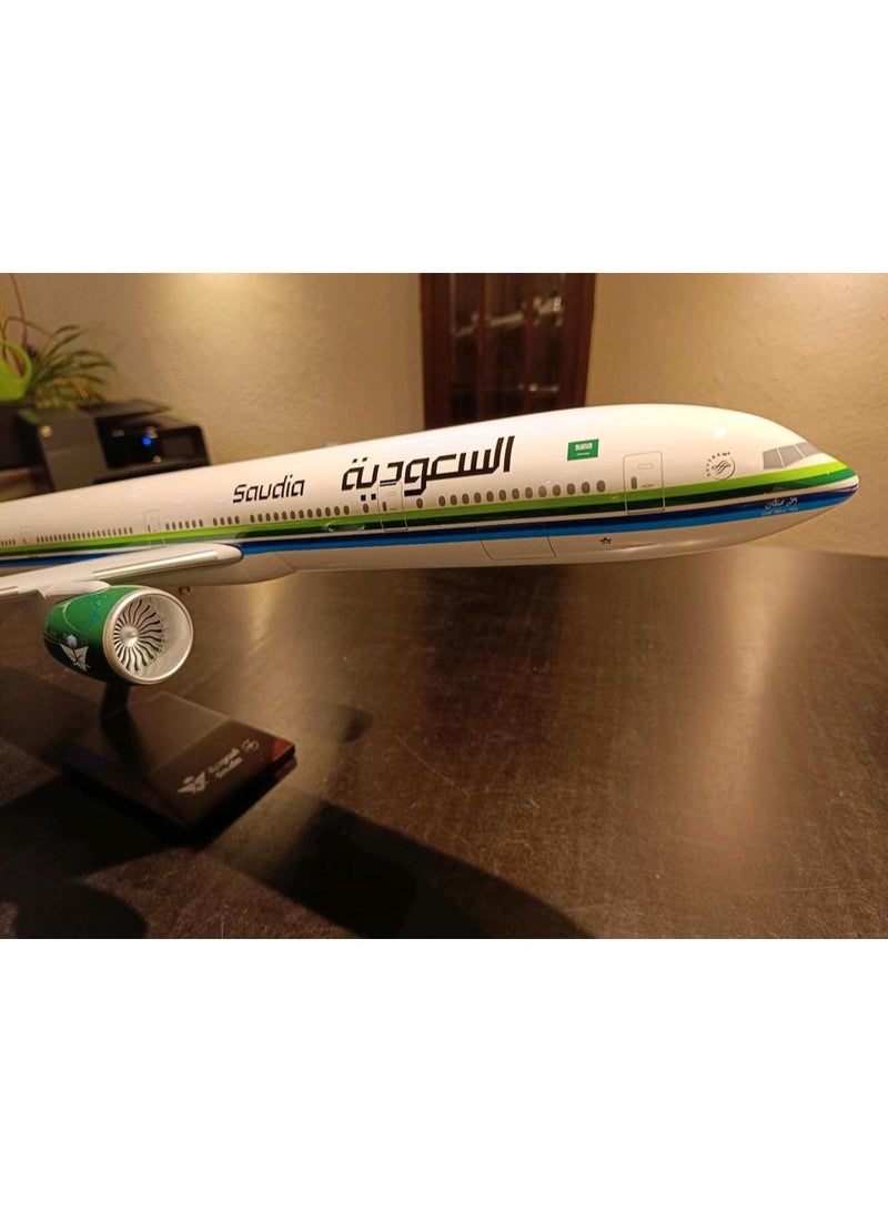 SAUDIA 47cm   Aircraft Model Plane Model Diecast Resin Model Airplanes Collection Display Gifts - Image 3